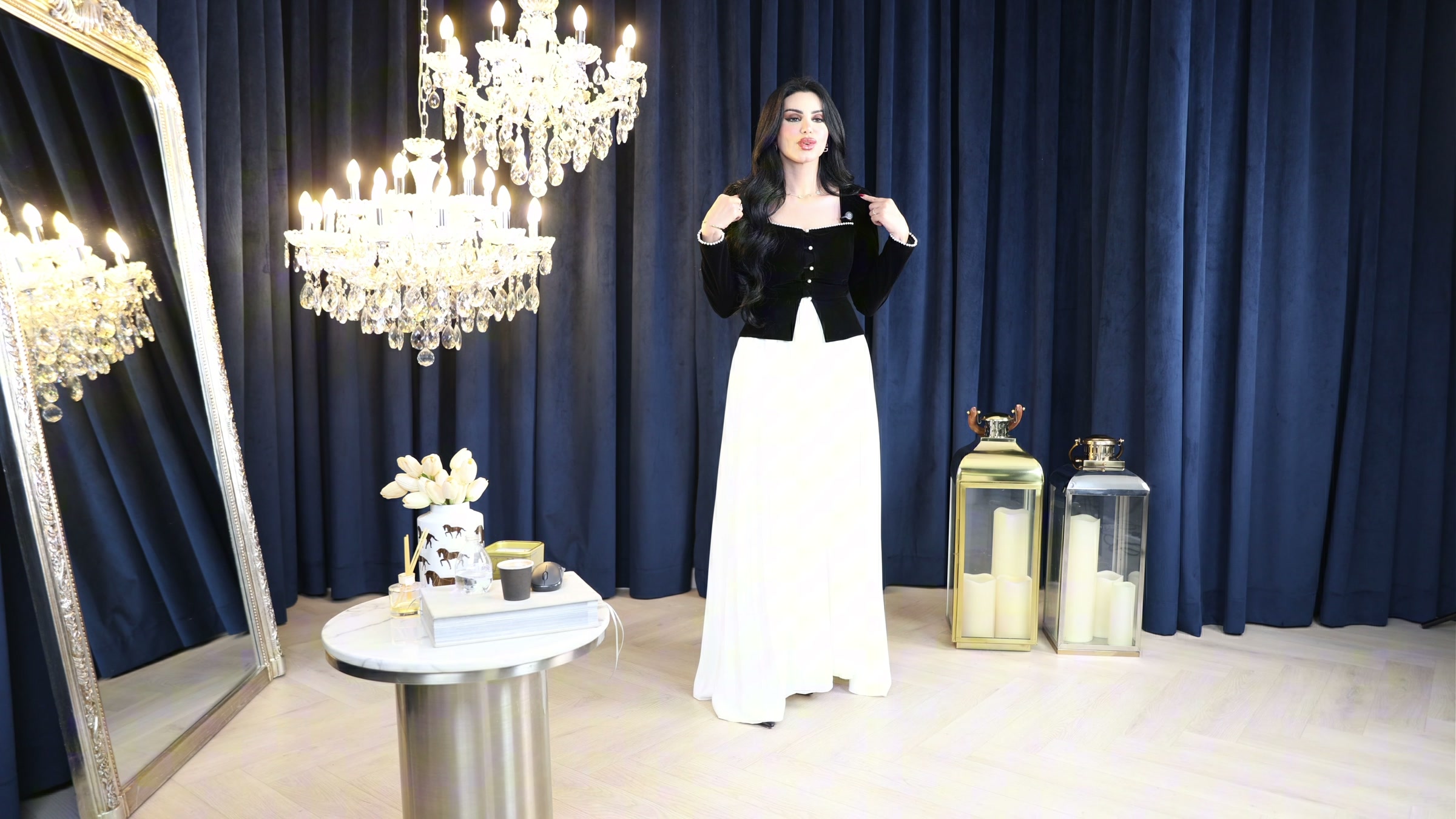 Layal in the royal studio